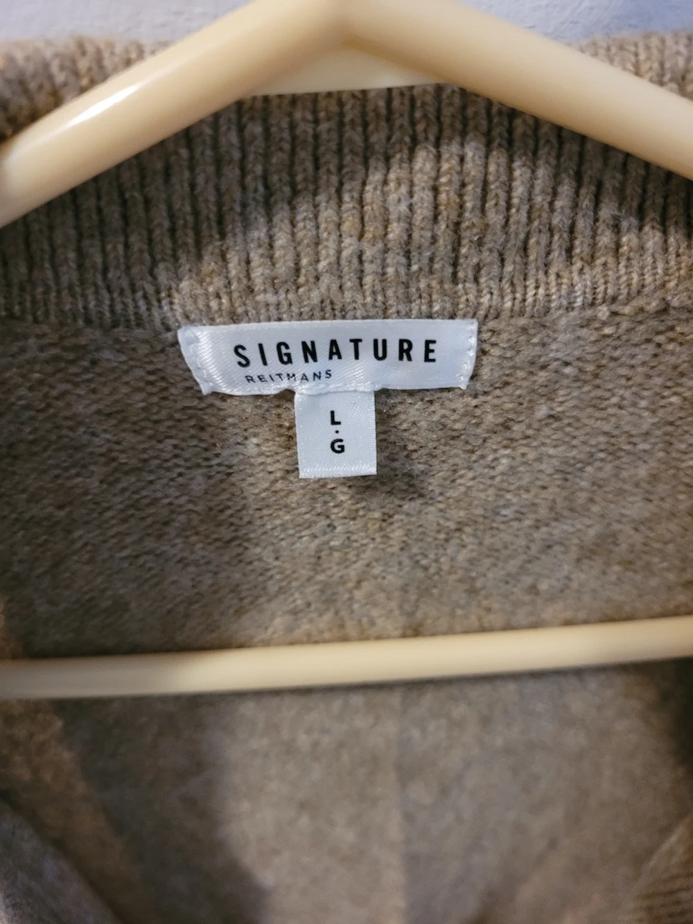 Reitmans Tan Collared Button Cardigan - Picture 2 of 4